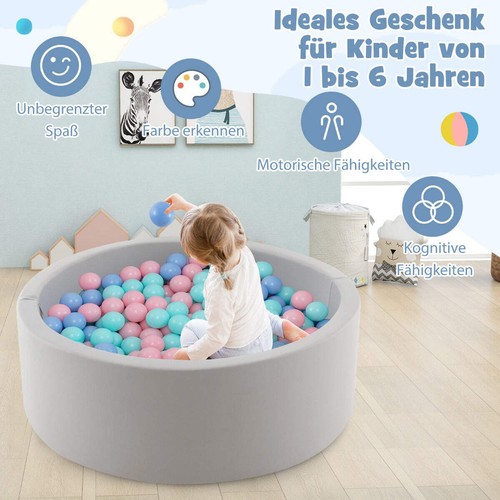Foam ball pit round - foam,