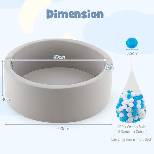 Kids ball pit pool - pit, foam